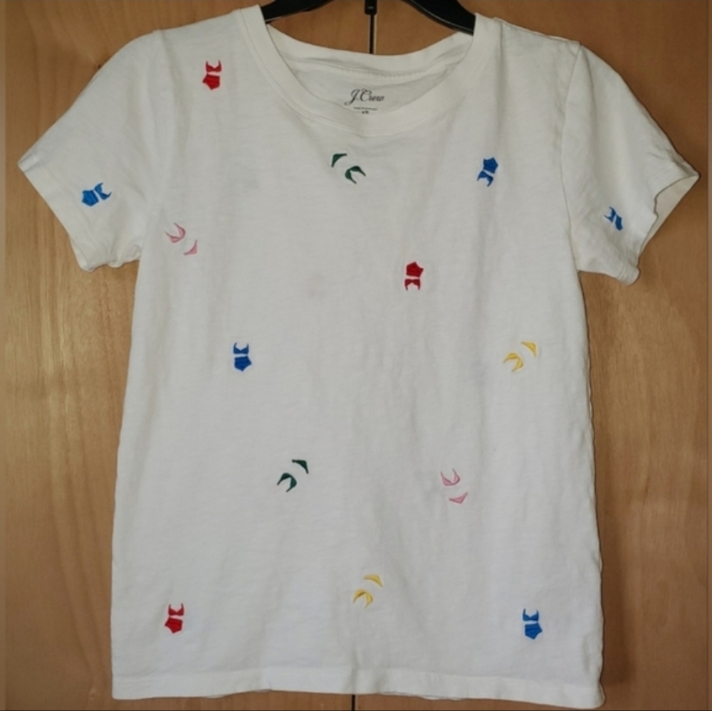 J. Crew Summer Swimsuit Graphic Tee